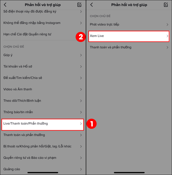 Các bước bắt đầu livestream TikTok trên điện thoại