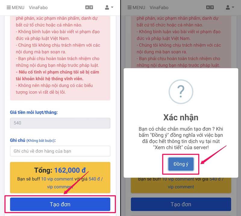 Cài đặt VIP Comment Facebook tự động an toàn