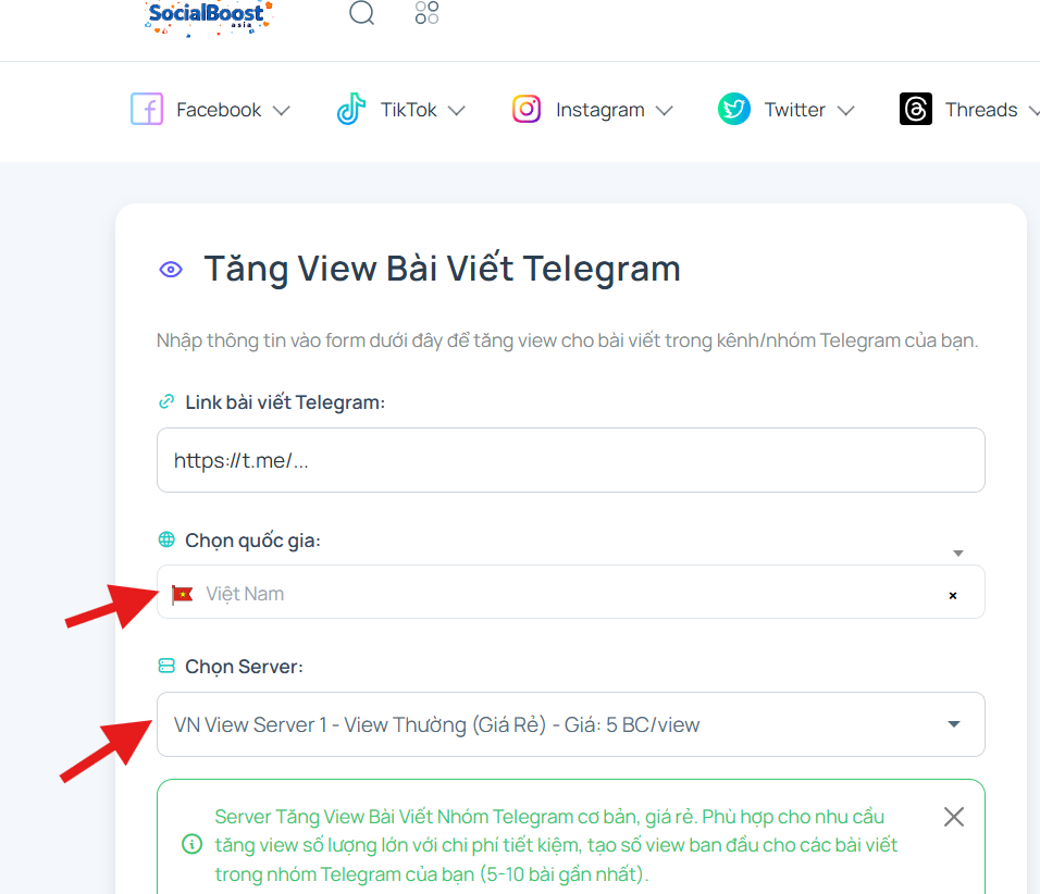 Buff view Telegram an toàn Chọn server buff view Telegram chất lượng cao