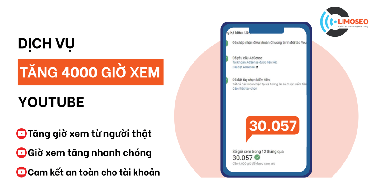 TangFollow.vn tăng 4000 giờ xem YouTube dịch vụ tăng View YouTube 4000 giờ an toàn uy tín