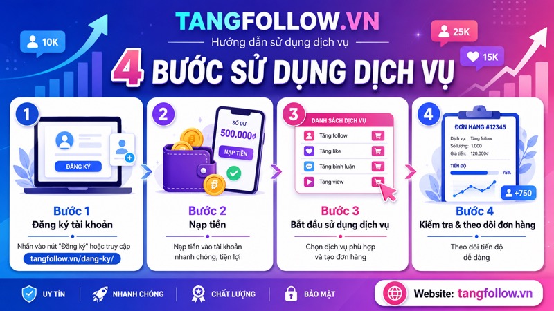 Hướng dẫn sử dụng dịch vụ TangFollow