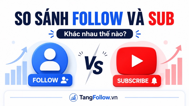 So sánh follow và sub khác nhau như thế nào?