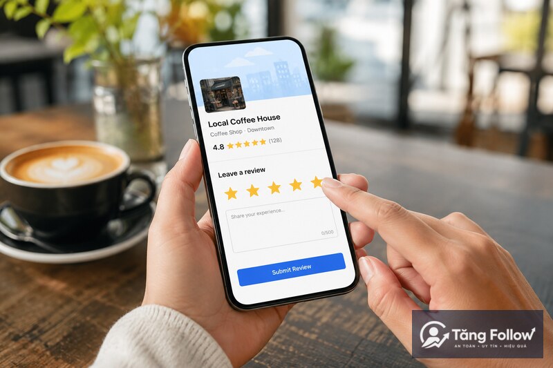 Cách đánh giá 5 sao Fanpage trên Facebook