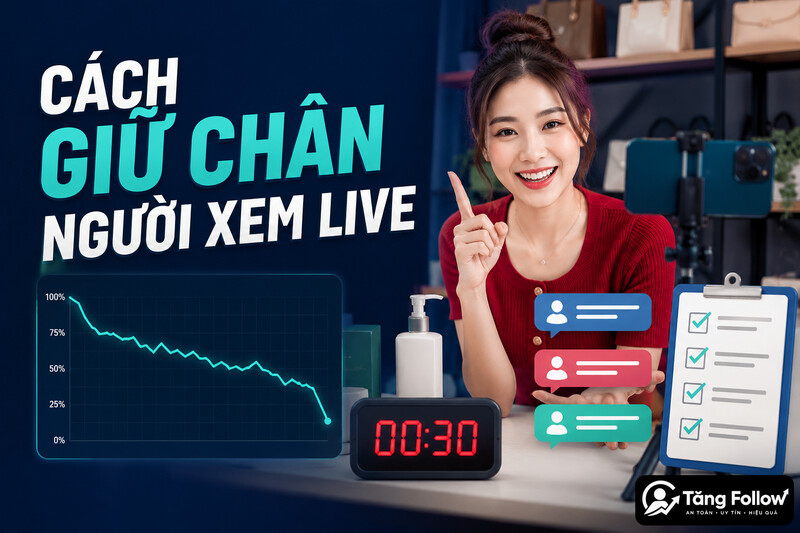 Cách giữ chân người xem livestream TikTok