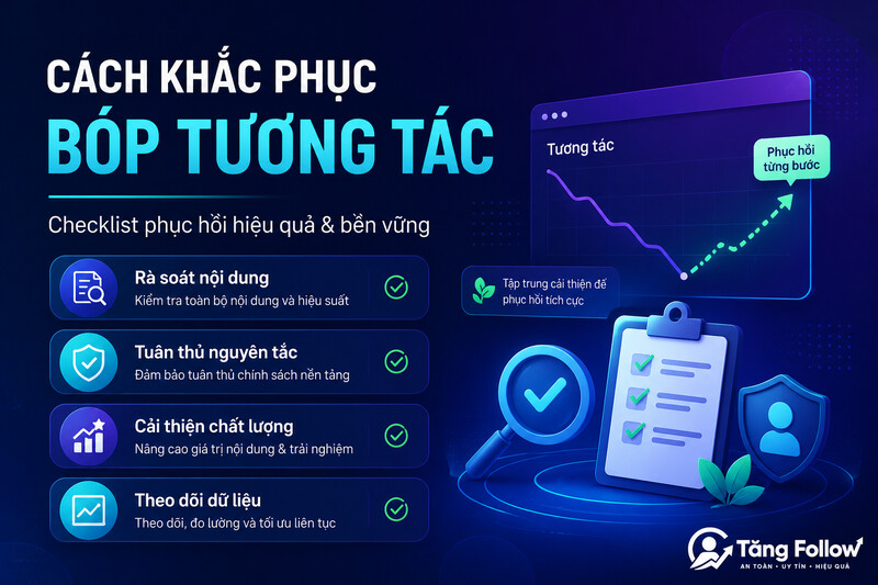 Các bước khắc phục tình trạng bóp tương tác