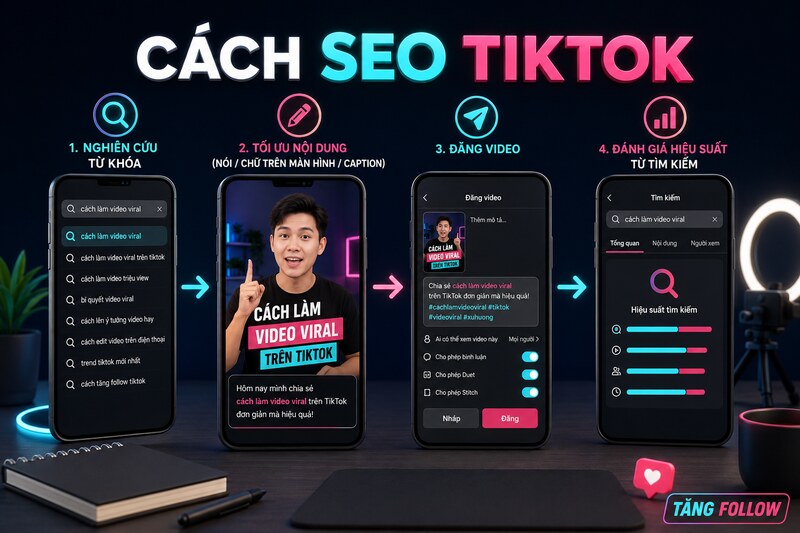 Cách SEO TikTok từ nghiên cứu từ khóa đến đo lường