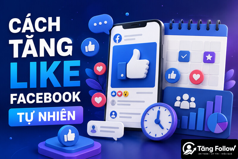 Cách tăng like Facebook tự nhiên