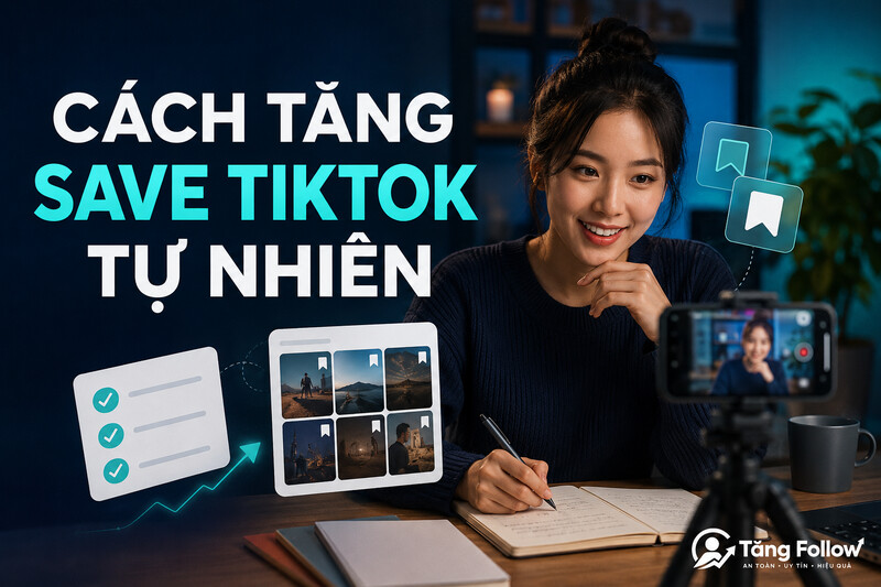 Cách tăng save TikTok tự nhiên