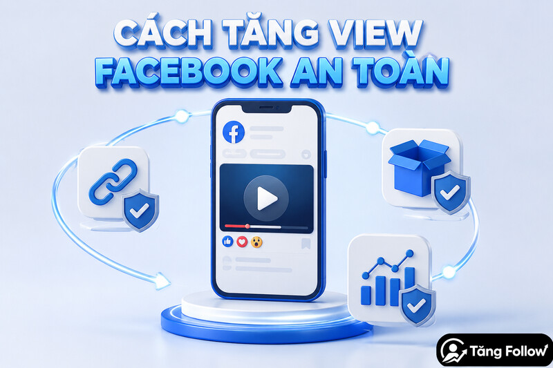 Cách tăng view Facebook an toàn