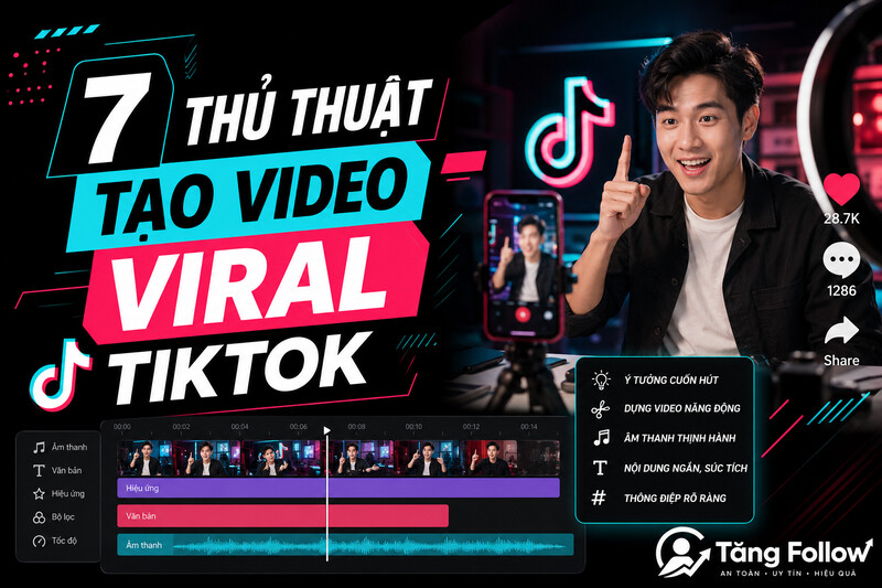 Bảy thủ thuật tạo video viral TikTok thực tế