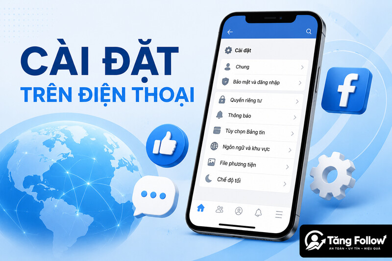 Cài đặt thông tin công khai Facebook trên điện thoại