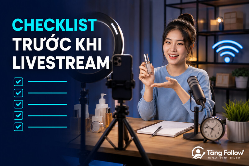 Checklist chuẩn bị trước khi livestream TikTok
