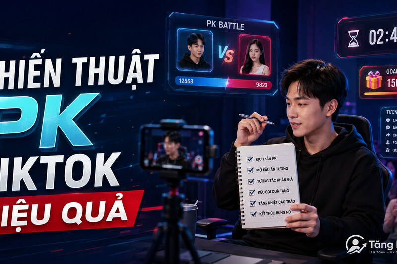 Chiến thuật PK TikTok hiệu quả