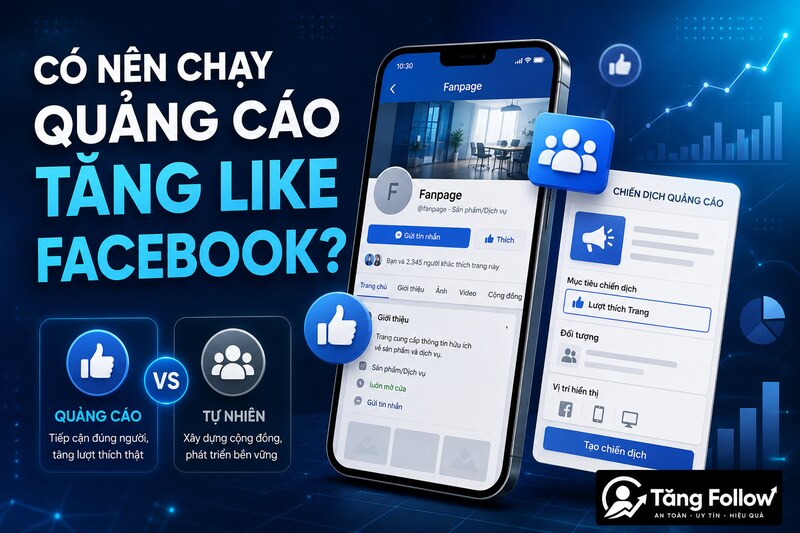 Có nên chạy quảng cáo tăng like Facebook cho Fanpage