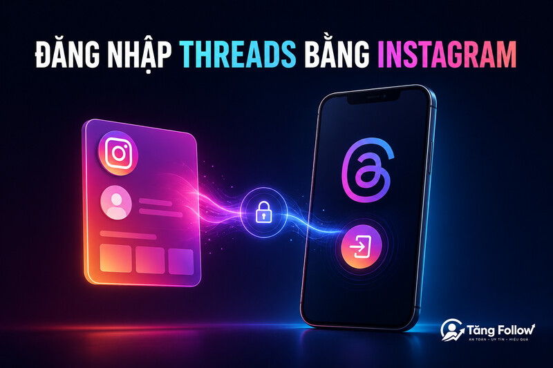 Đăng nhập Threads bằng đúng tài khoản Instagram
