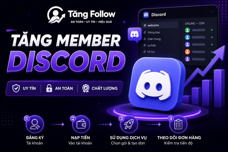 Dịch vụ tăng member Discord