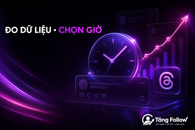 Dùng dữ liệu để chọn giờ đăng Threads tốt nhất