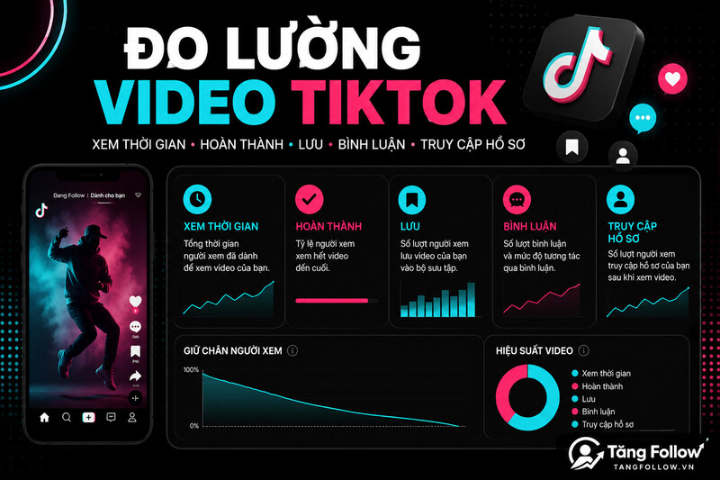 Các chỉ số cần theo dõi khi đo lường video TikTok