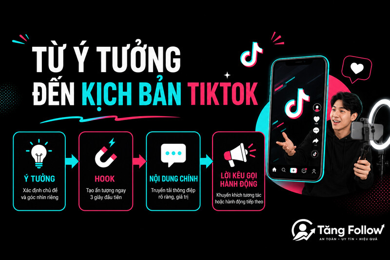 Quy trình từ ý tưởng đến kịch bản TikTok