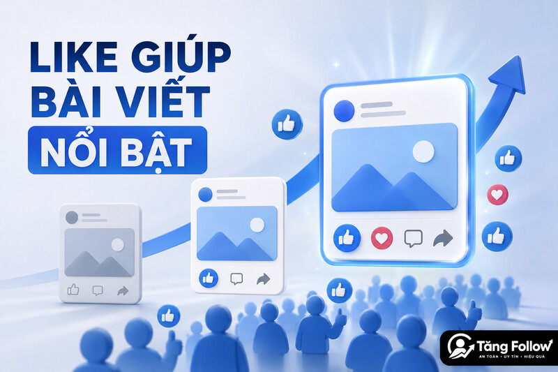 Like giúp bài viết Facebook nổi bật hơn