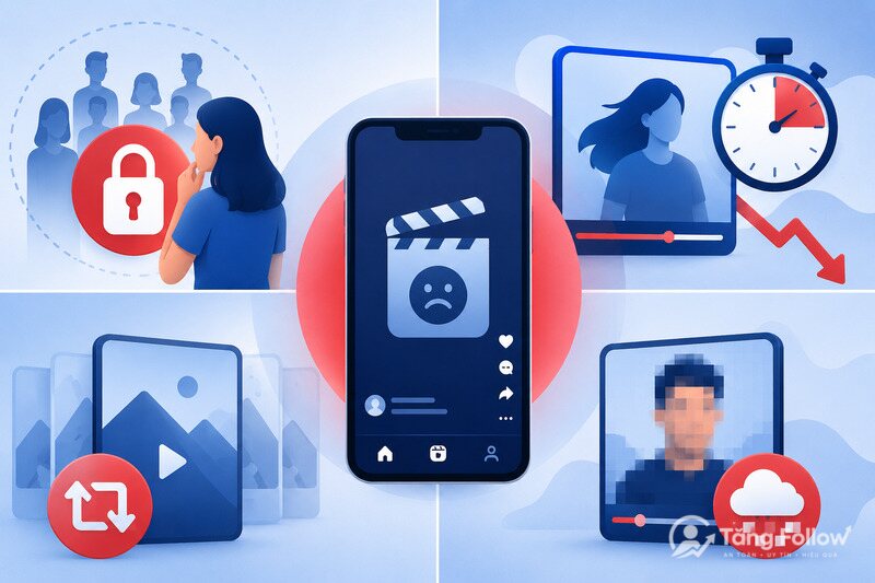 Nguyên nhân Reels Facebook không có view