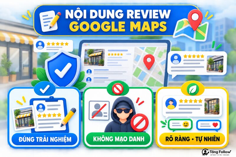 Checklist chuẩn bị nội dung review Google Maps