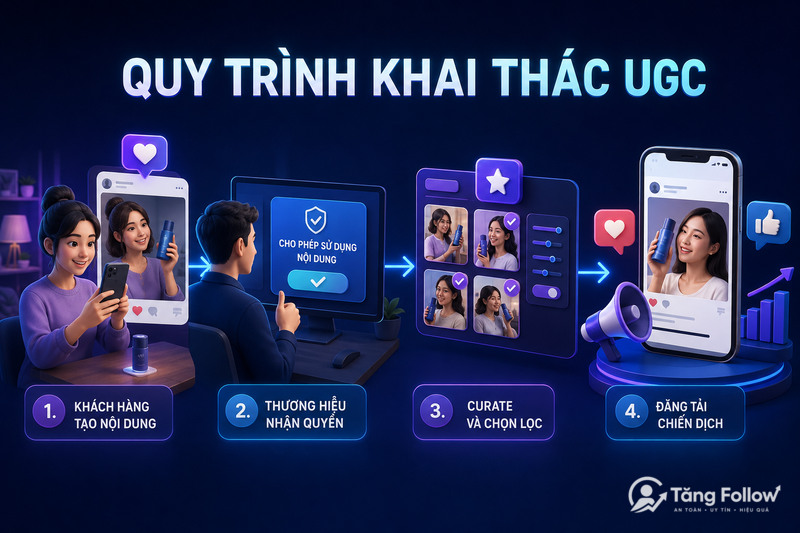 Quy trình khai thác UGC hiệu quả