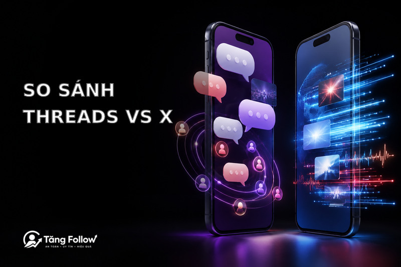 So sánh Threads vs X theo 12 tiêu chí
