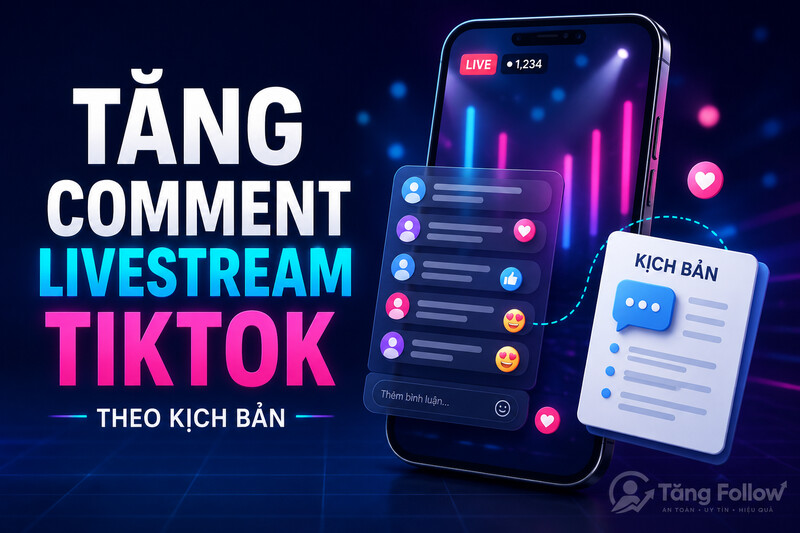 Tăng comment livestream TikTok theo kịch bản