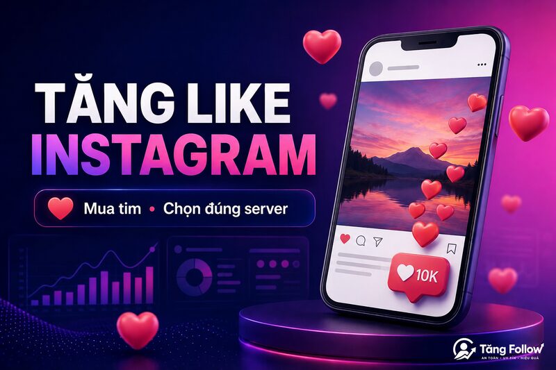 Dịch vụ tăng like Instagram cho bài đăng công khai