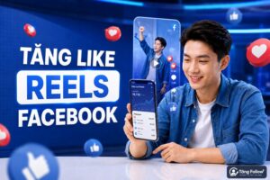Tăng Like Reels Facebook nhanh, không cần mật khẩu