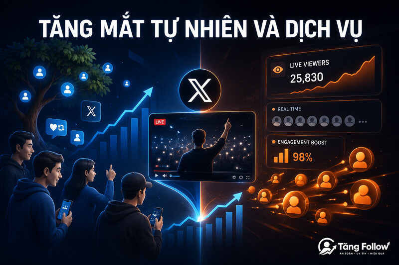 Tăng mắt Twitter tự nhiên và dịch vụ