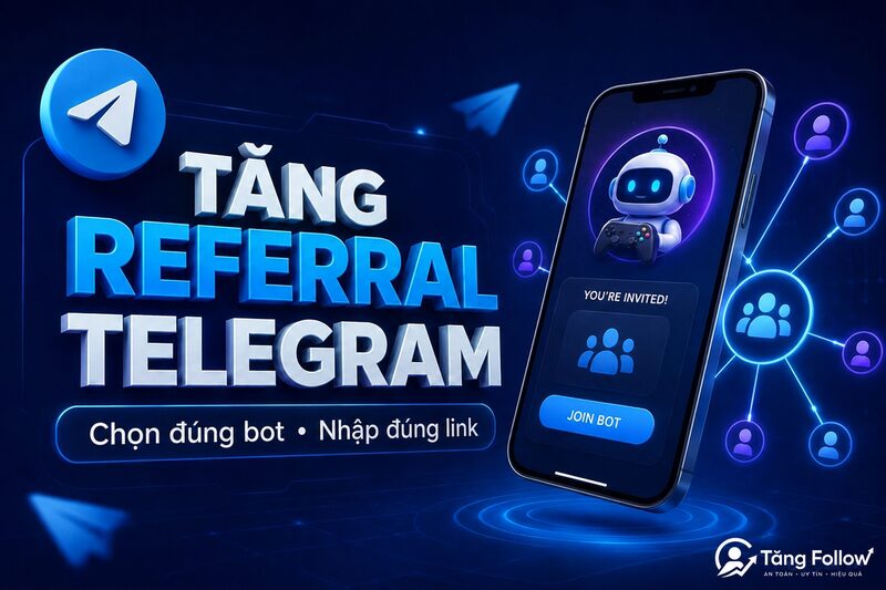 Dịch vụ tăng ref Telegram cho game và bot được hỗ trợ