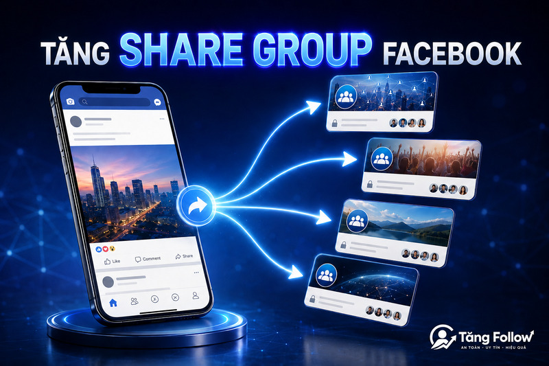Tăng share bài viết vào Group Facebook