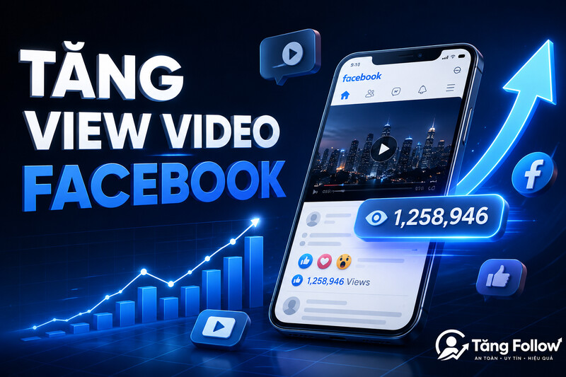 Tăng view video Facebook nhanh và ổn định