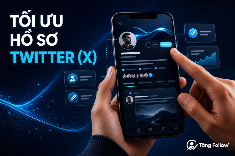 Tối ưu hồ sơ để tăng người theo dõi Twitter X