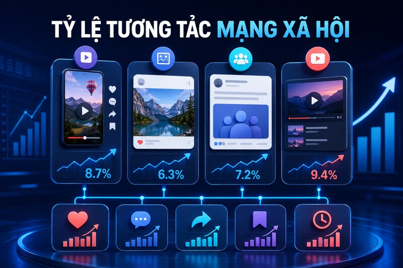 Tỷ lệ tương tác mạng xã hội