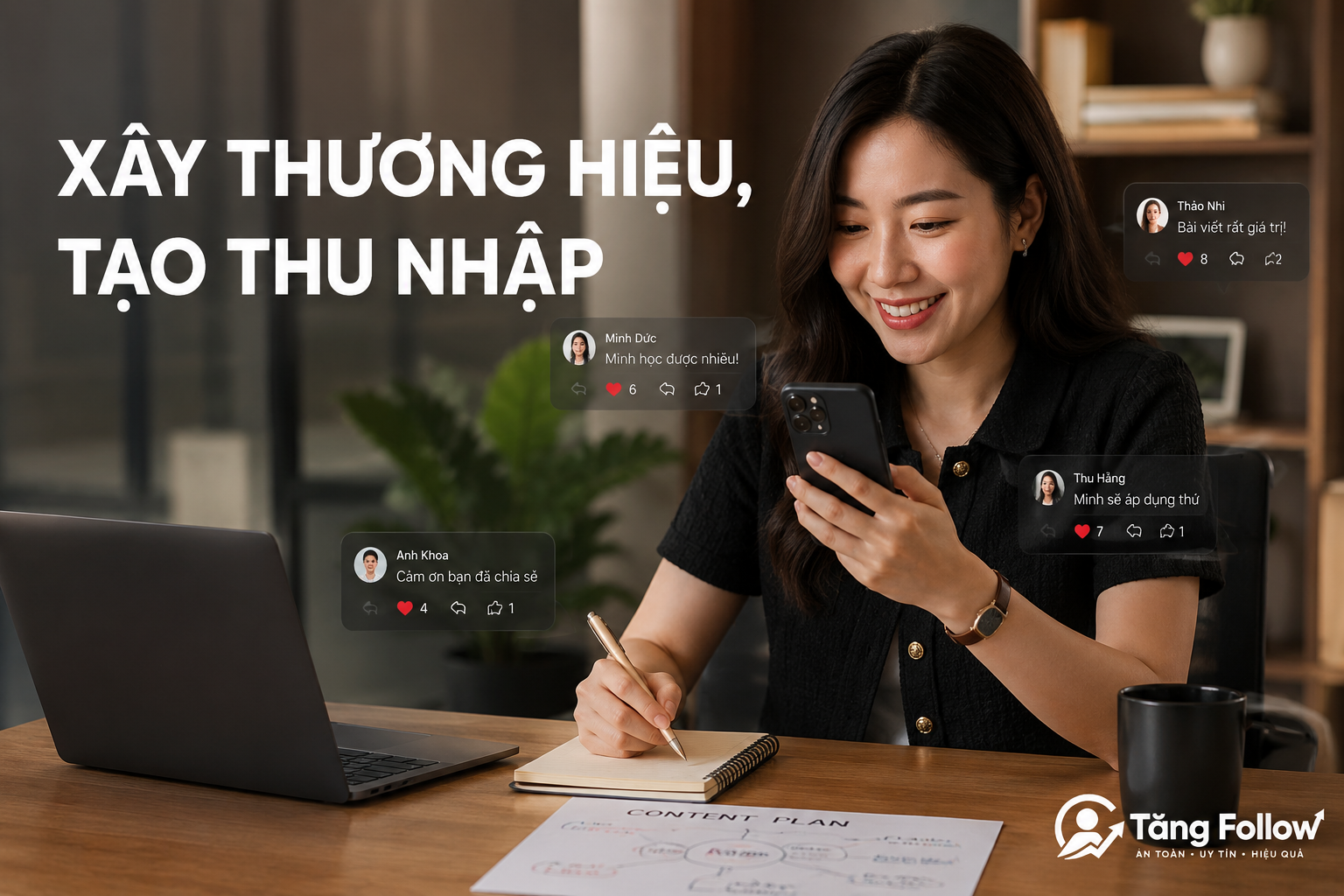 Xây dựng thương hiệu cá nhân trên Threads để tạo thu nhập