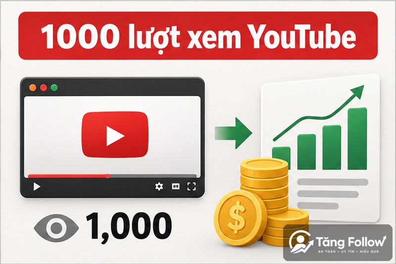 1000 Luot Xem Youtube Duoc Bao Nhieu Tien