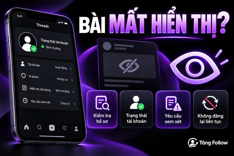 Khắc phục bài Threads mất hiển thị