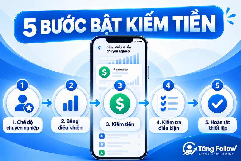 Các bước kiểm tra kiếm tiền Facebook