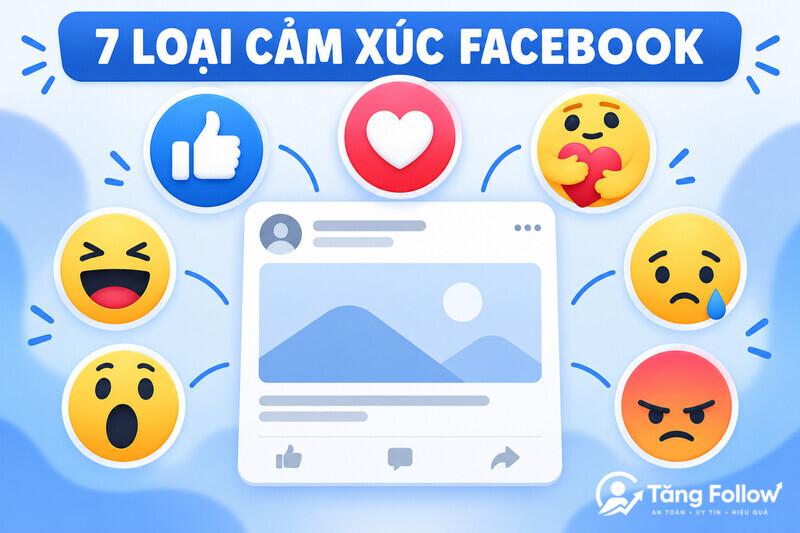 Bảy loại cảm xúc trên bài viết Facebook