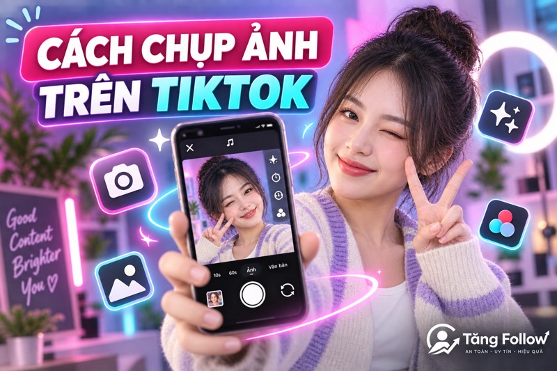 Cách chụp ảnh trên TikTok đẹp và rõ nét