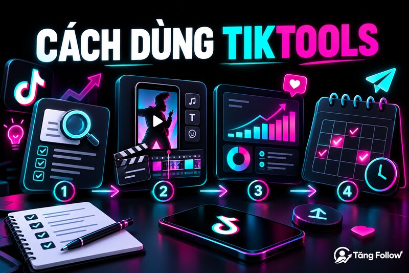 Các bước sử dụng TikTools hiệu quả