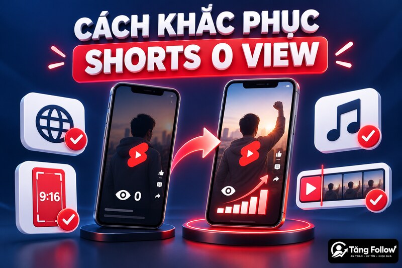 Cách khắc phục YouTube Shorts 0 view