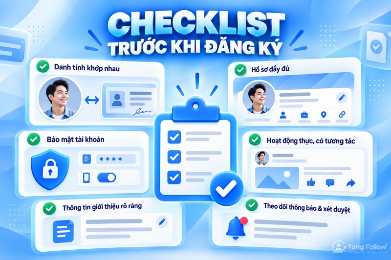 Điều kiện nhận tích xanh Facebook