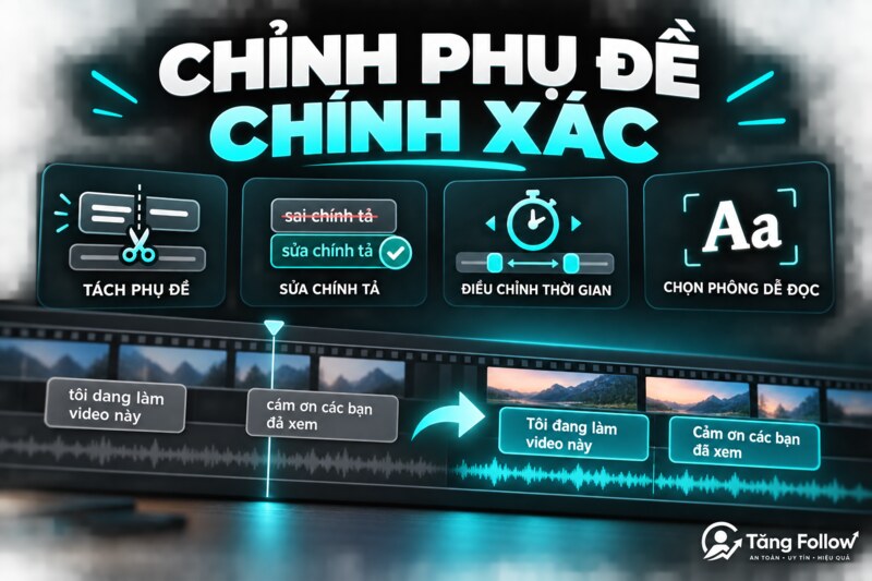 Kiểm tra và chỉnh phụ đề CapCut chính xác