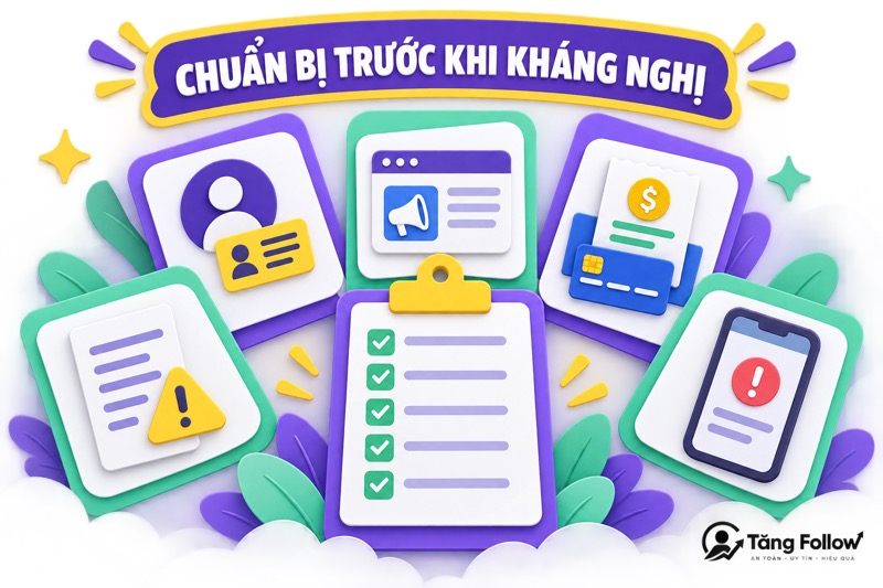 Thông tin cần chuẩn bị trước khi kháng nghị Facebook