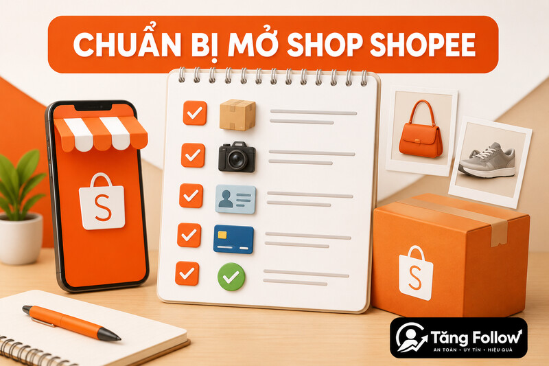 Những thông tin cần chuẩn bị trước khi mở shop Shopee