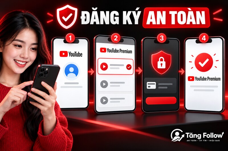 Đăng ký YouTube Premium an toàn